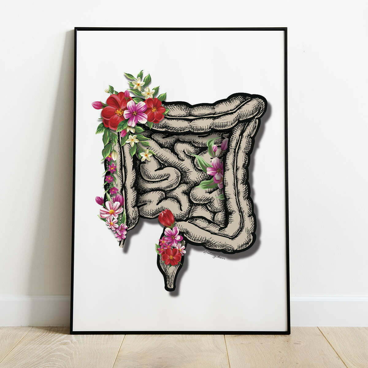 Photo frames mockup Obraz anatomia