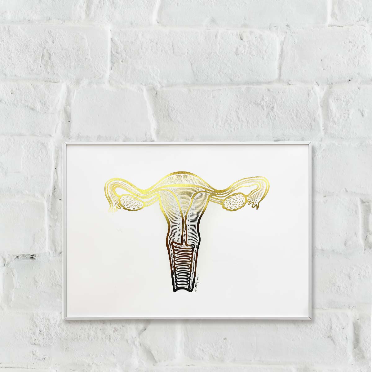 Photo frames mockup Plakat anatomiczny