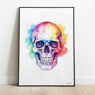 plakat-czaszka-w-kolorach-na-bia-ym-tle-anatomy-decor