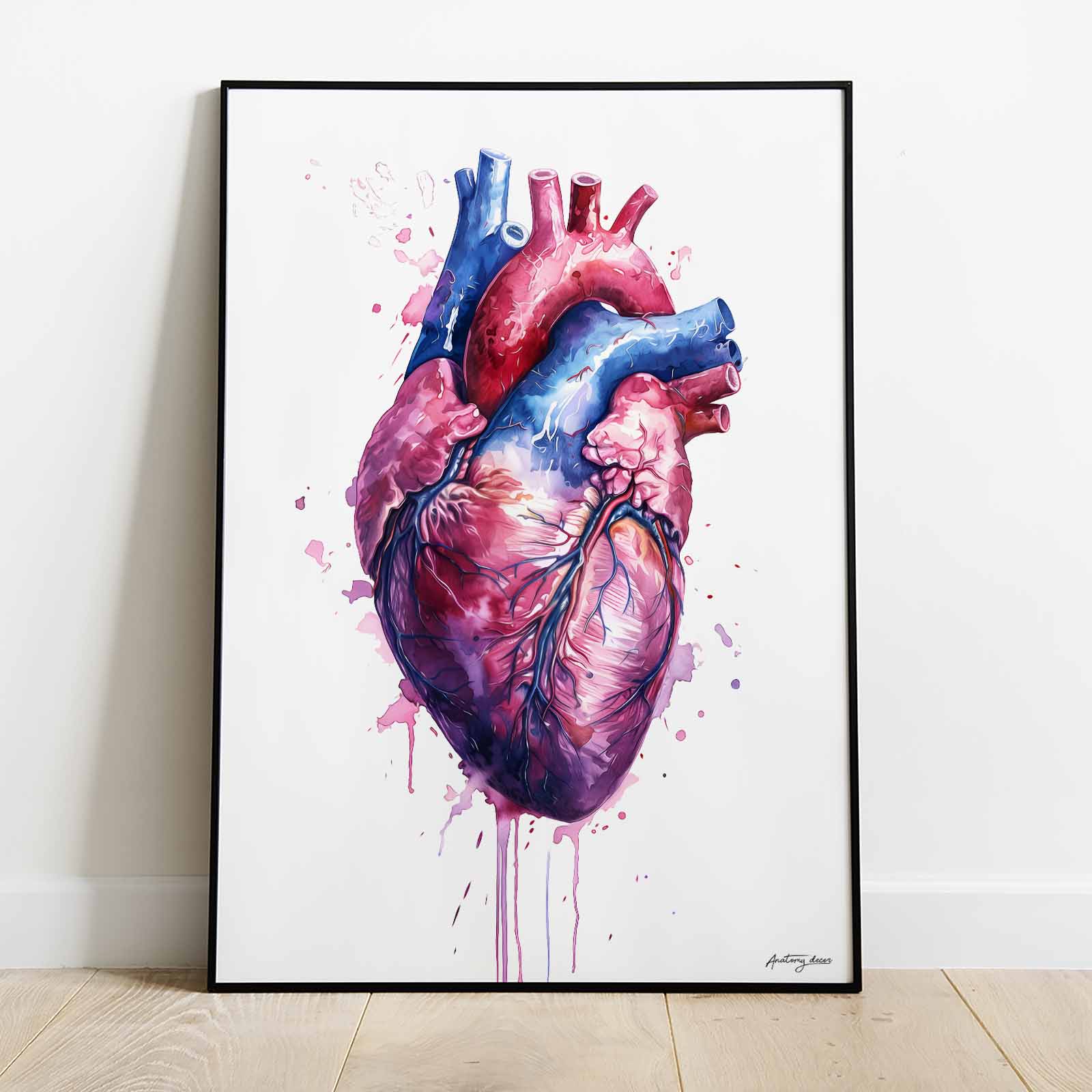 Photo frames mockup serce anatomiczne