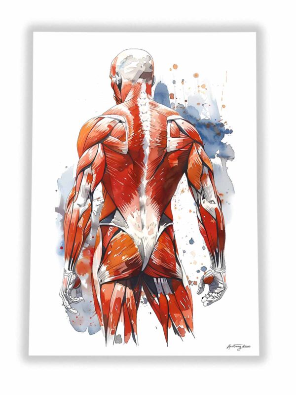 plakat mięśnie człowieka